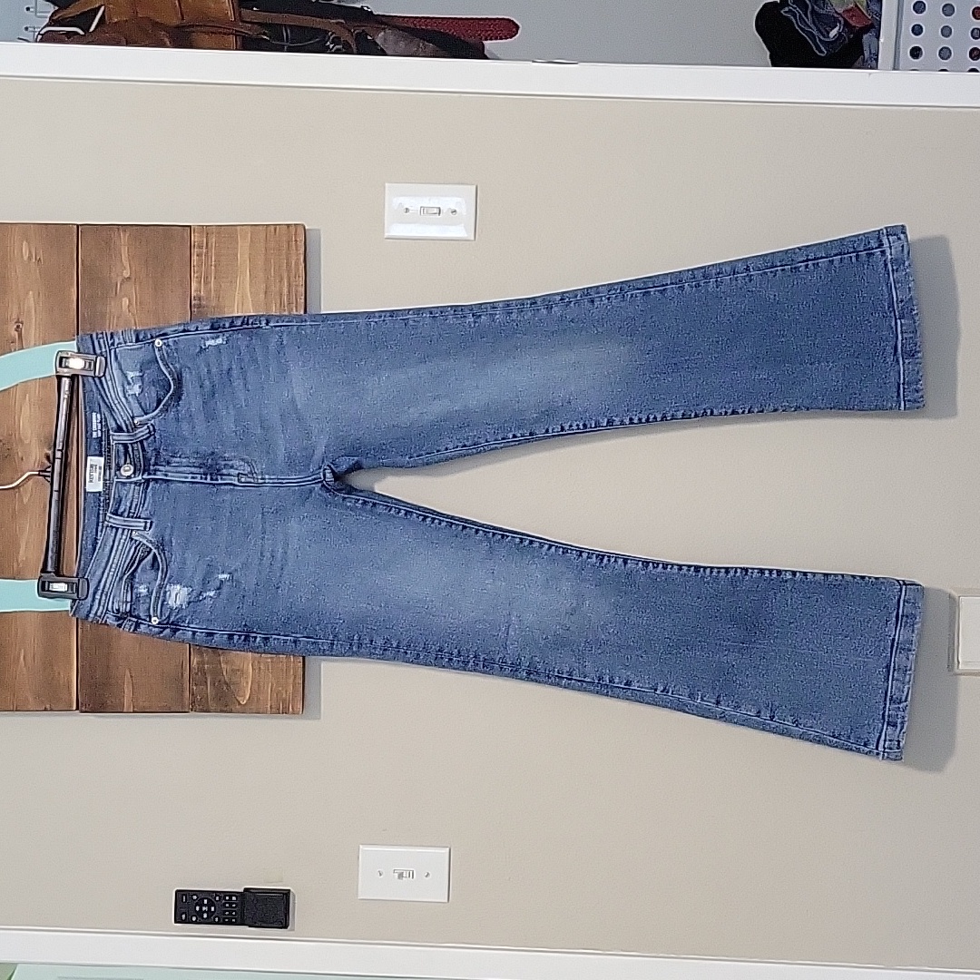 Kensie Jeans Vintage Luxe The Savanna High Rise Flare Size 6/28
